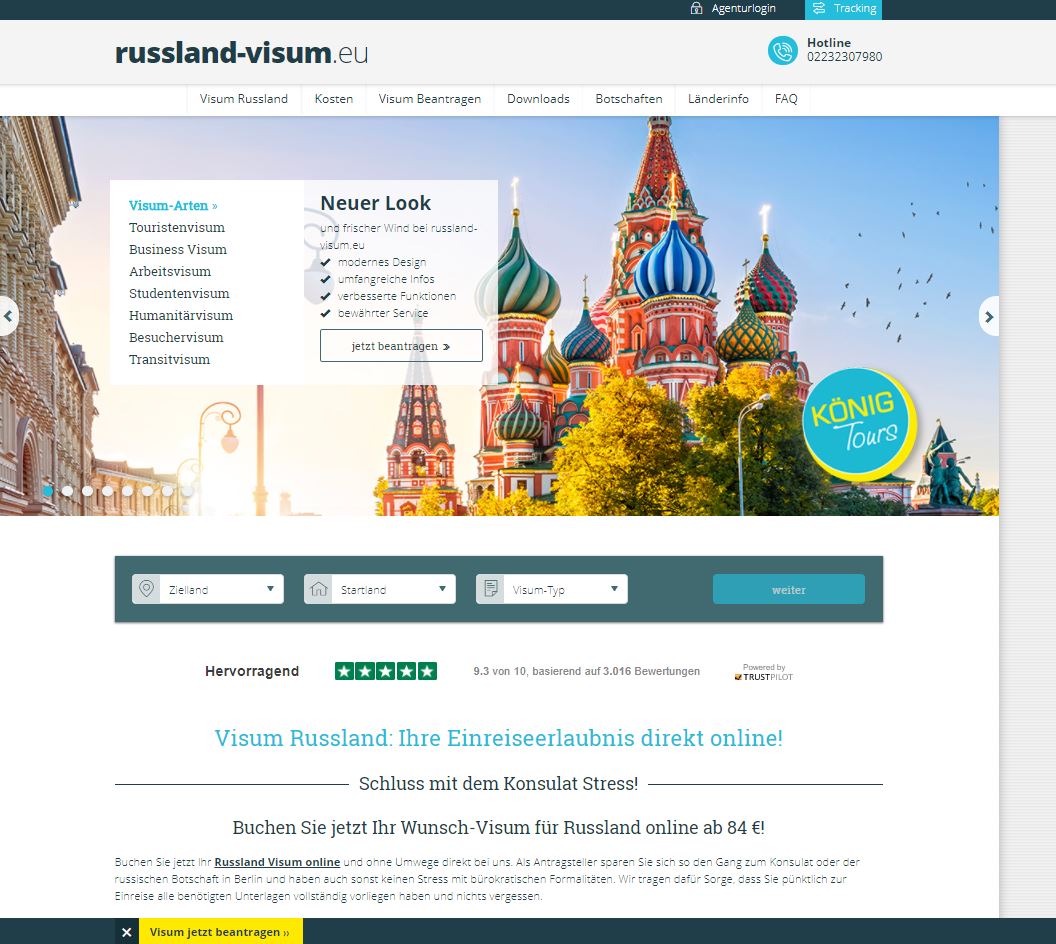 Russland Visum